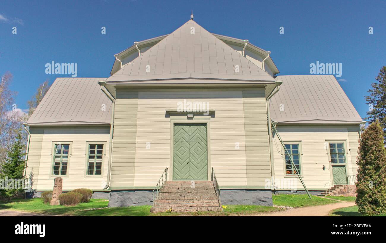 Myrskyl n Kirkko Myrskyl Finland Stock Photo Alamy