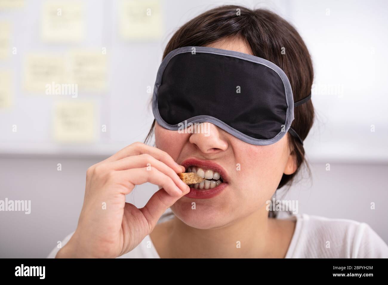 Young woman blindfolded Stock Photo by ©semisatch 66901649