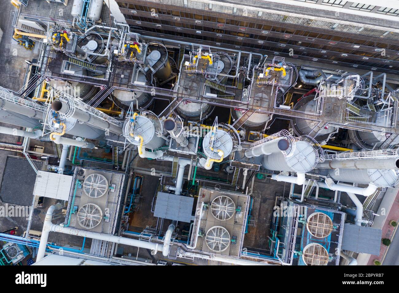 To Kwa Wan, Hong Kong, 29 November 2018 Gas factory in Hong Kong Stock