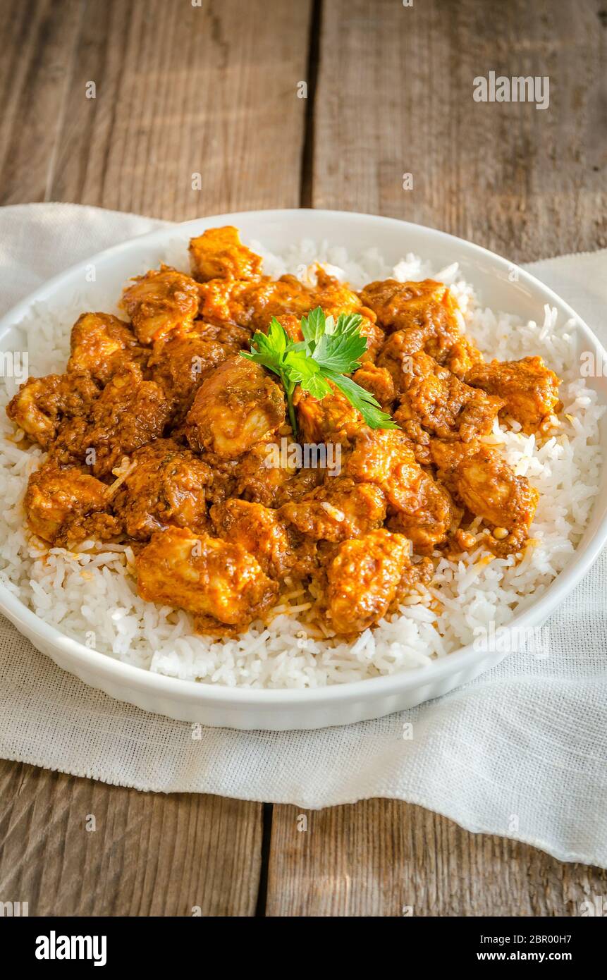 Indian butter chicken Stock Photo - Alamy