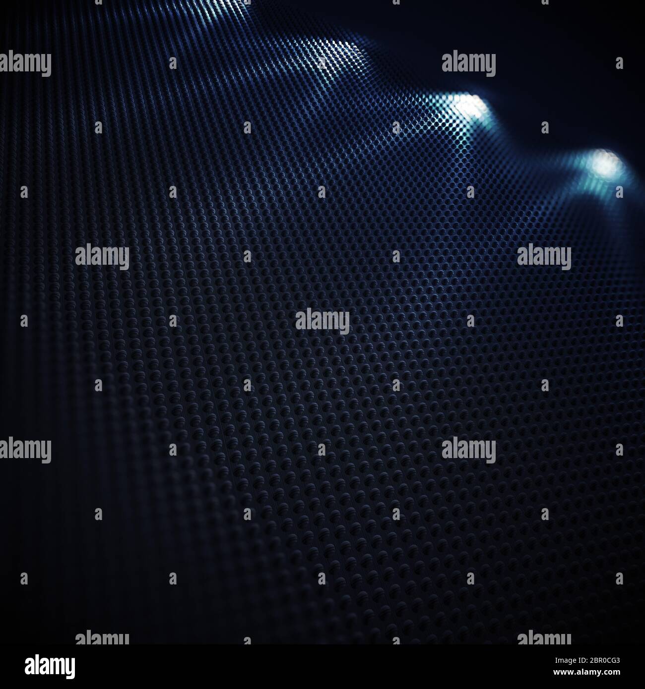 Spot photometric lights. Metal textured surface. Illuminated show party ...