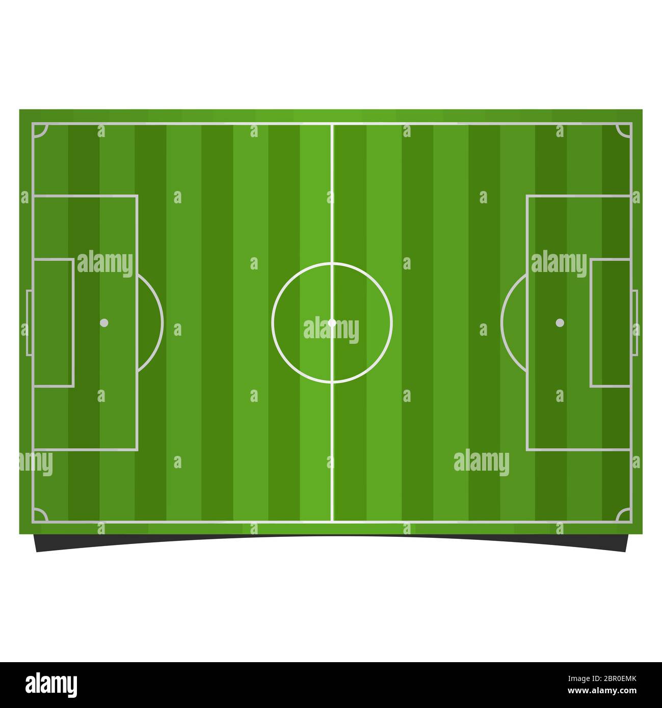 soccer football field game green sport grass illustration lines Stock