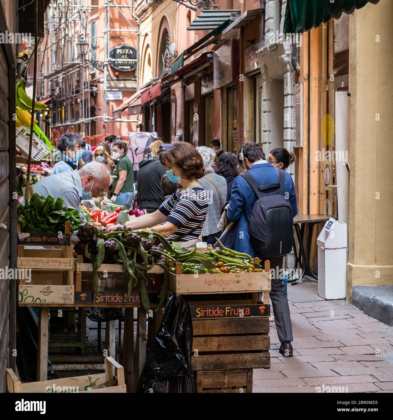 Narrow street in bologna hires stock photography and images Alamy