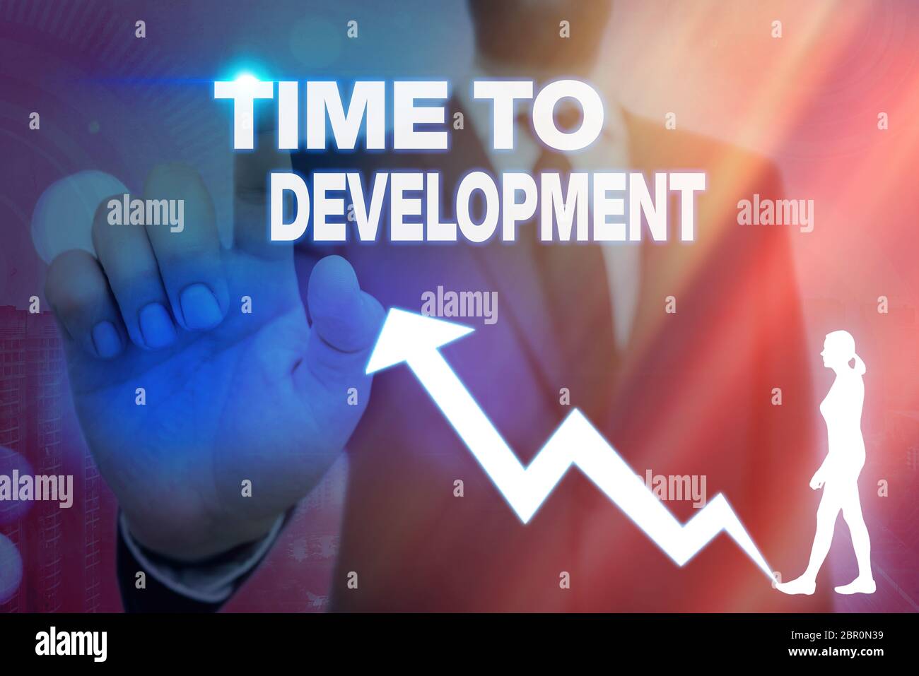 Handwriting text writing Time To Development. Conceptual photo a length ...