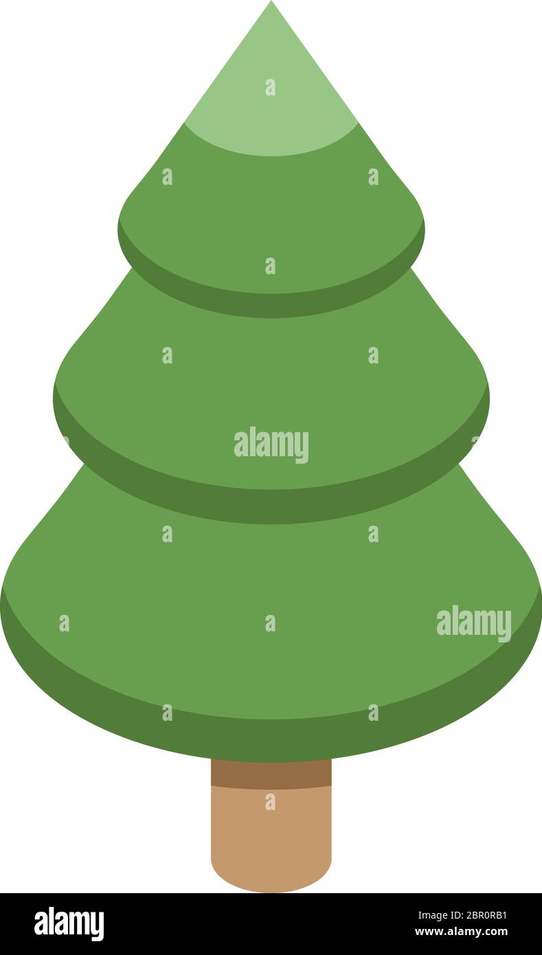 Forest tree icon, isometric style Stock Vector Image & Art - Alamy