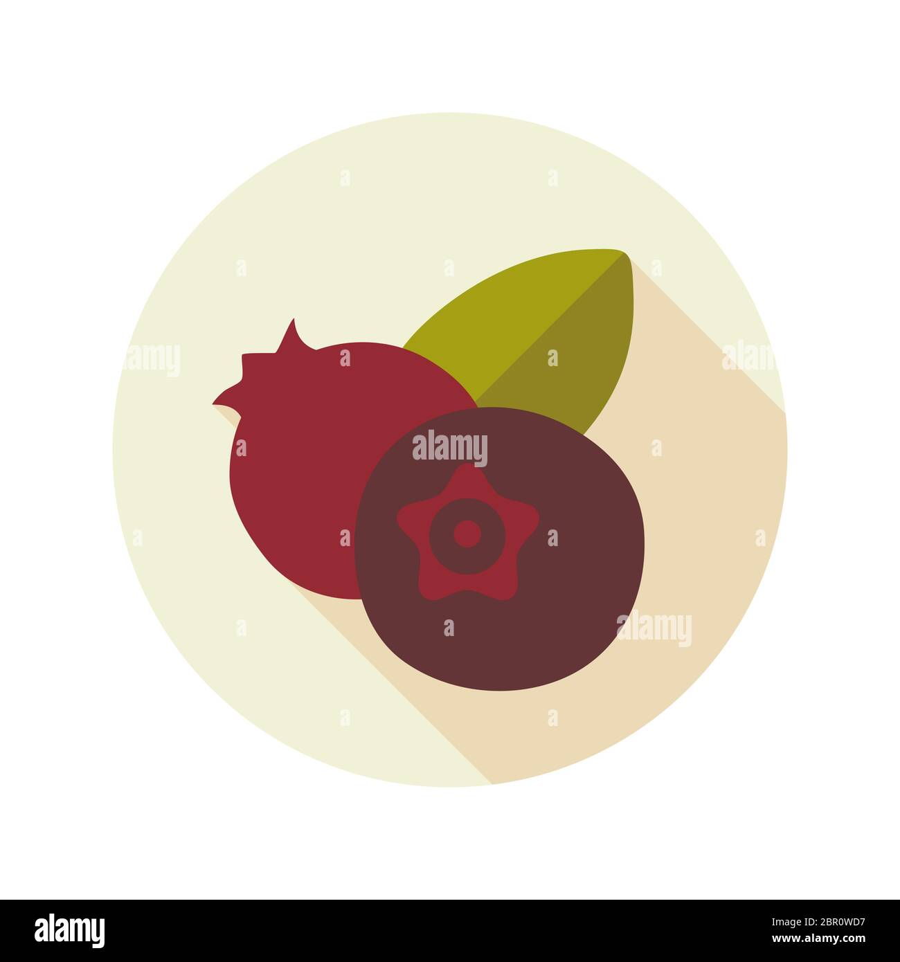 Blueberry icon. Blue berry fruit sign. Vector illustration for food ...