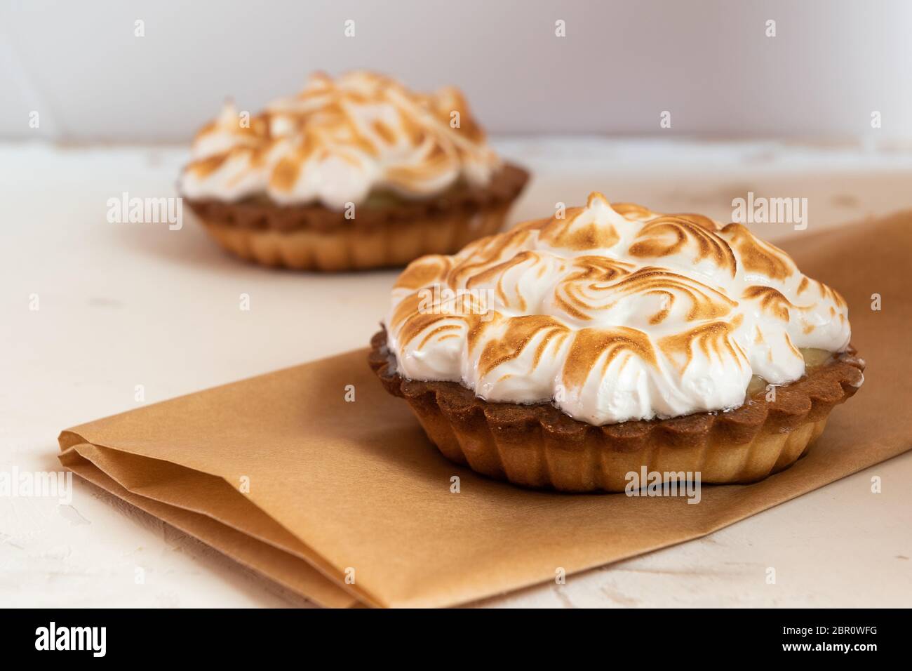 french lemon pie Stock Photo Alamy