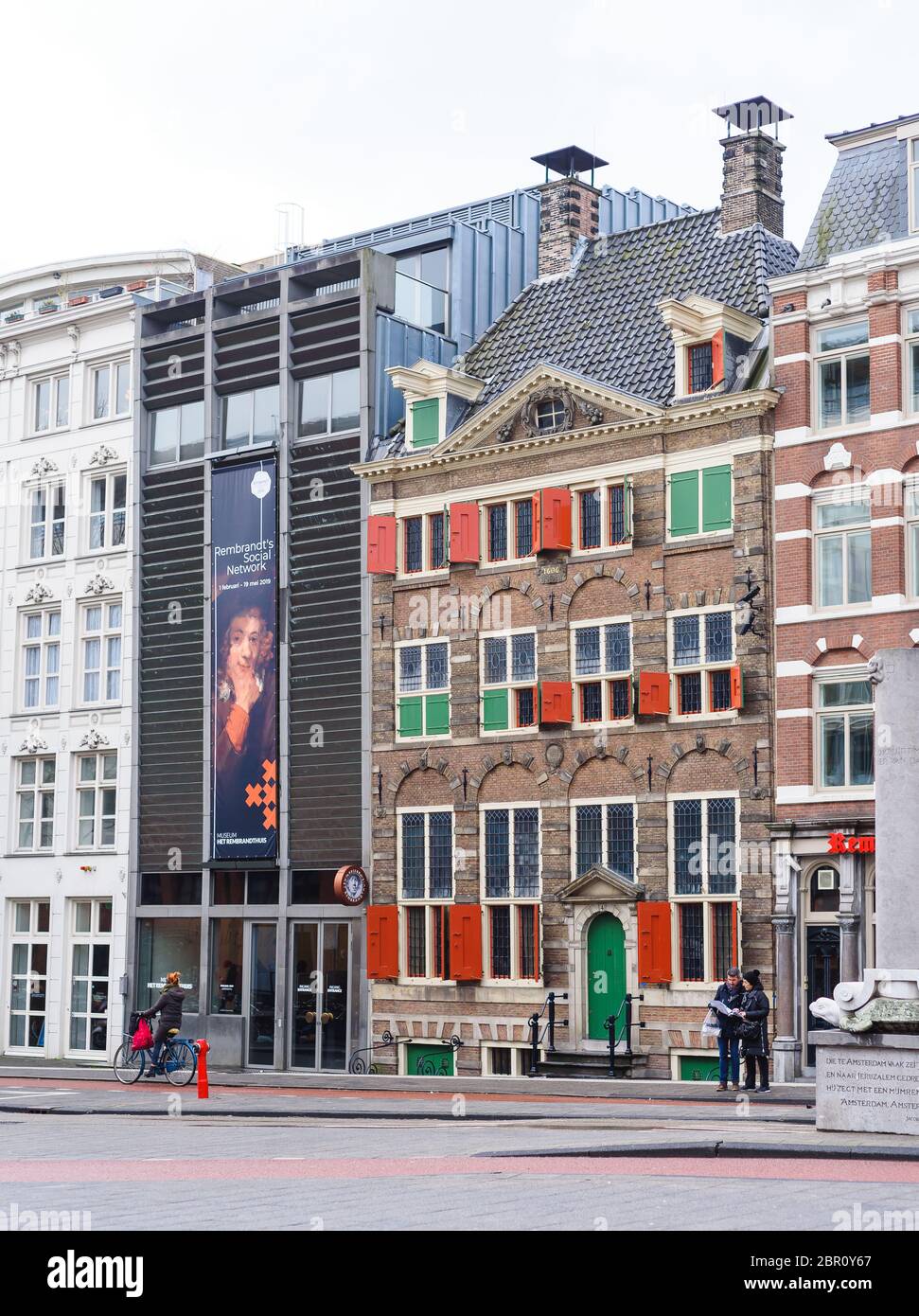 Amsterdam,The Netherlands- March 13, 2019: The Rembrandt House is a house in the in the center of Amsterdam, now a museum. Stock Photo