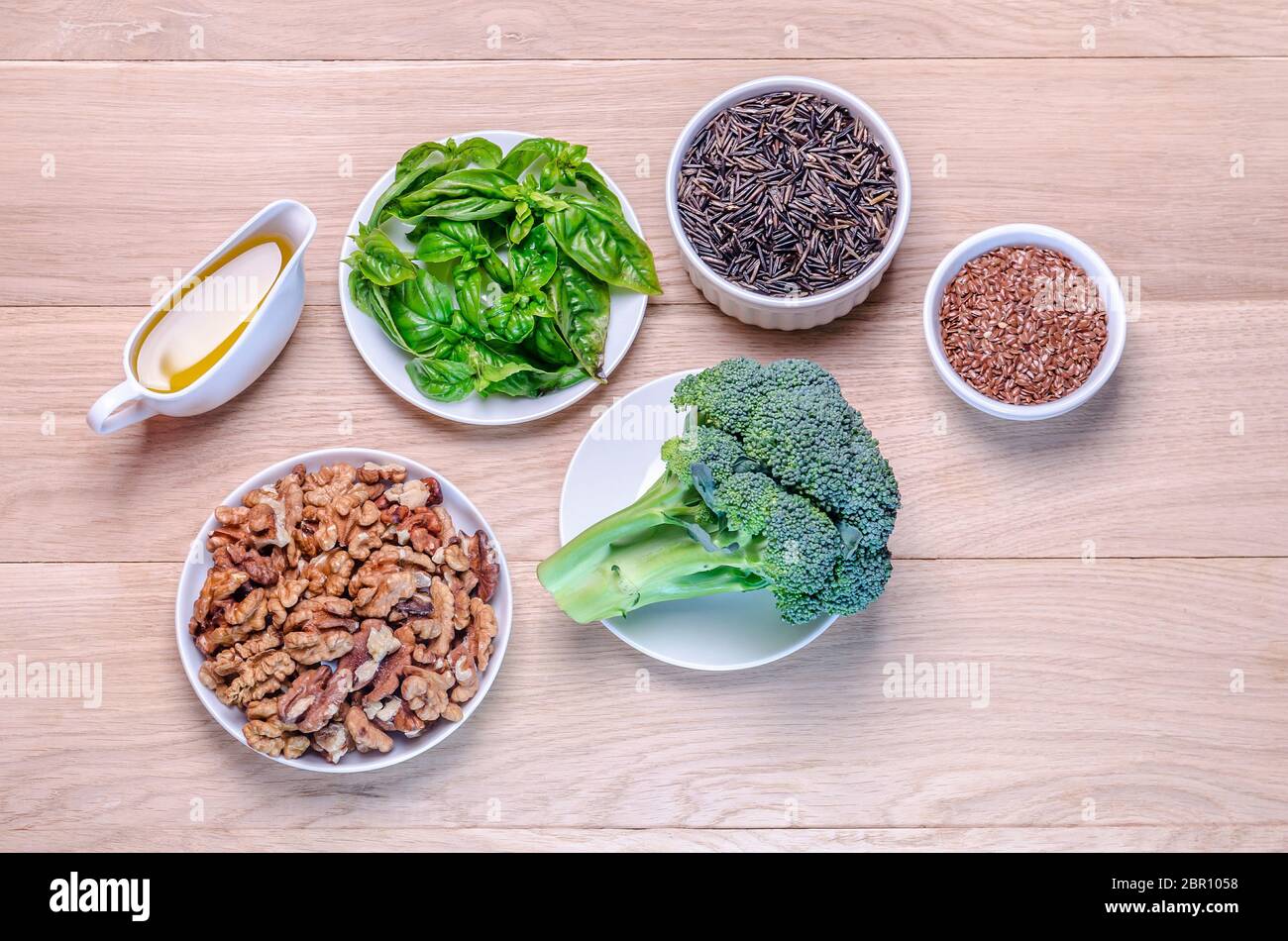 Plantbased sources of Omega3 acids Stock Photo Alamy