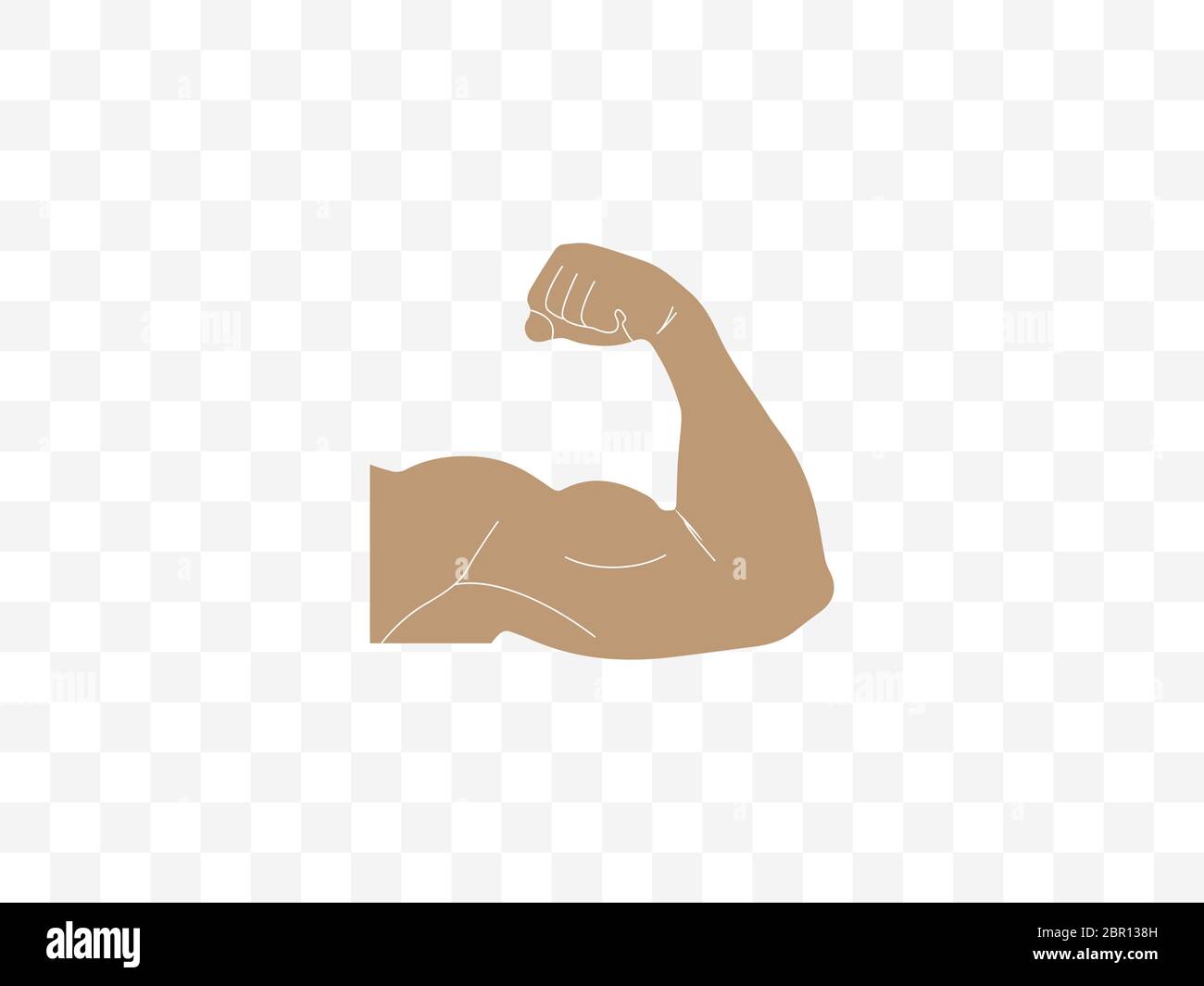 Muscle man flat design hi-res stock photography and images - Alamy