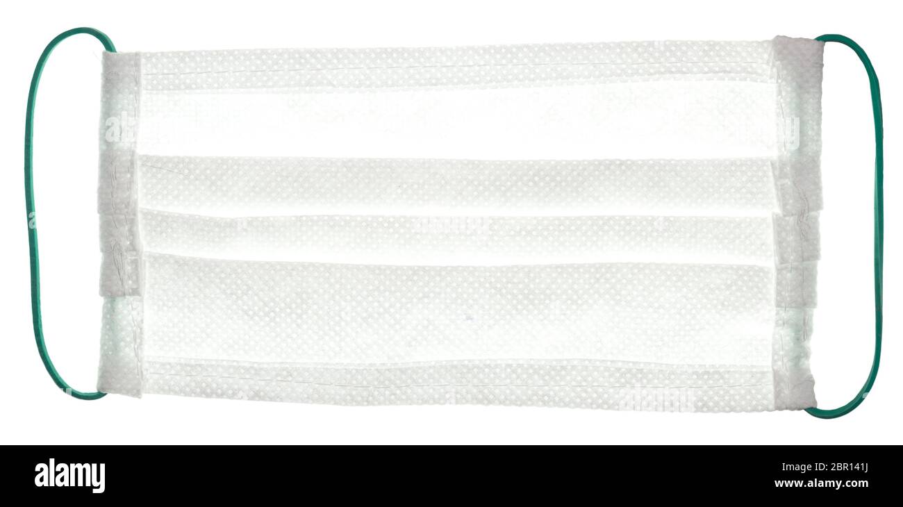 Medical face mask isolated on white background Stock Photo - Alamy