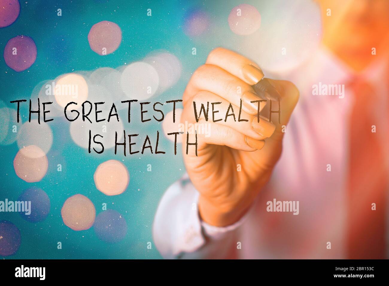 Word writing text The Greatest Wealth Is Health. Business photo showcasing  Many sacrifice their money just to be healthy Outline Figure of Triangle Me  Stock Photo - Alamy, image size:1300x957