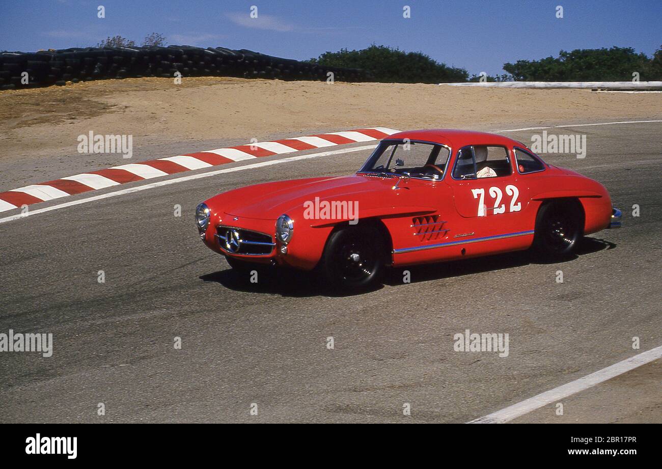 Mercedes-Benz 300SL Gullwings at the Monterey Historic Auto races at ...