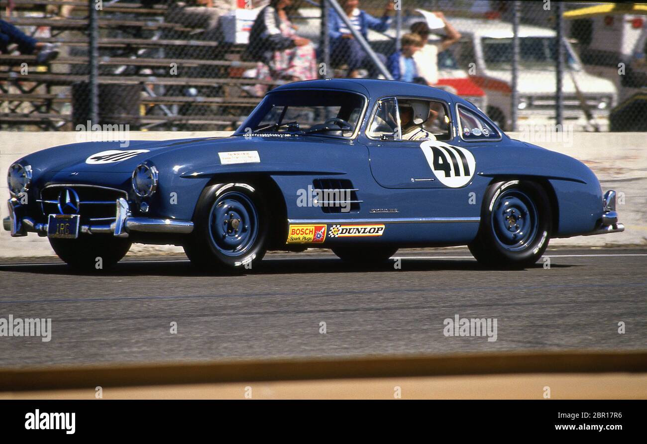 Mercedes-Benz 300SL Gullwings at the Monterey Historic Auto races at ...