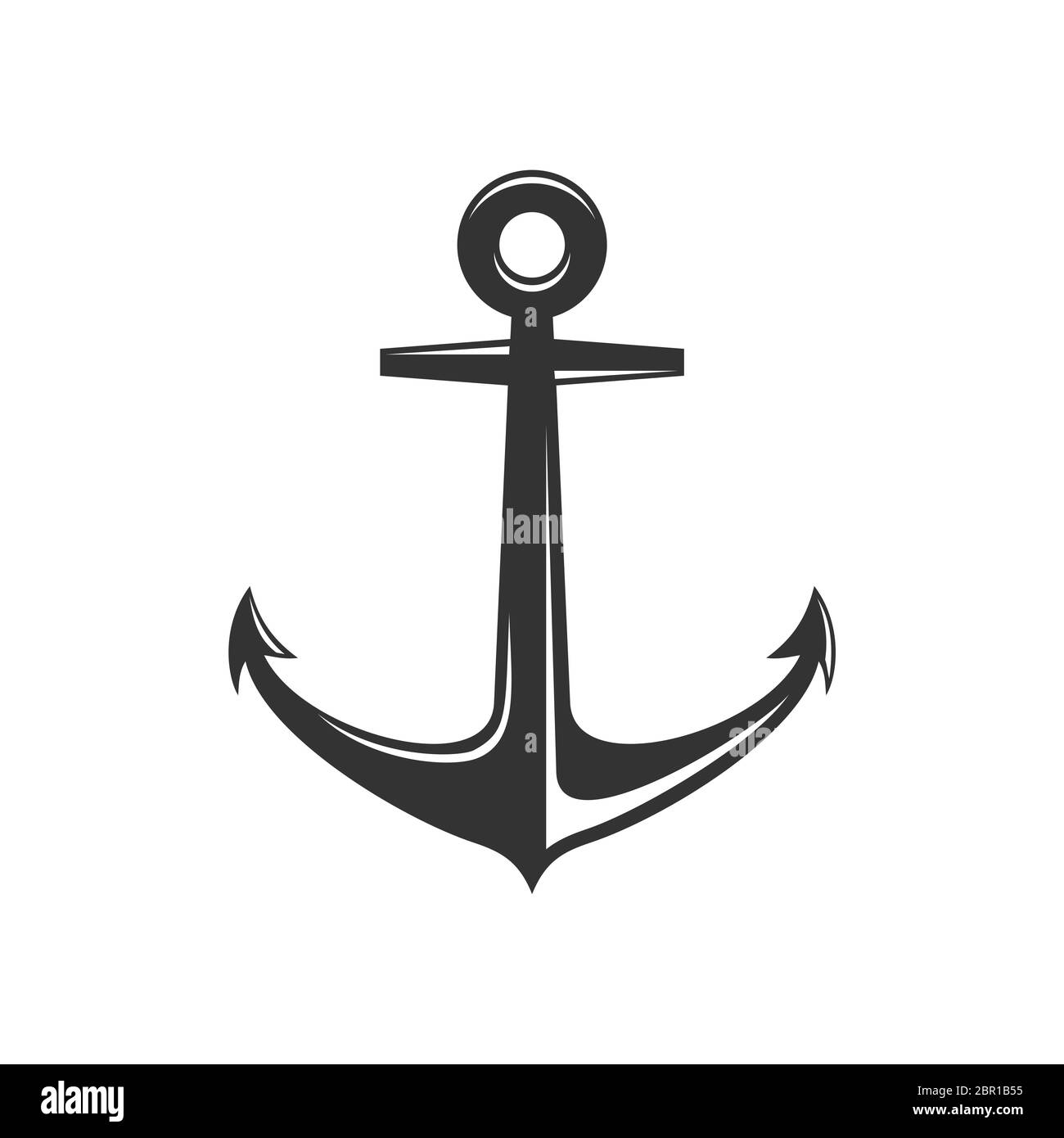 Anchor Logo Template Illustration Design. Vector EPS 10. Stock Photo