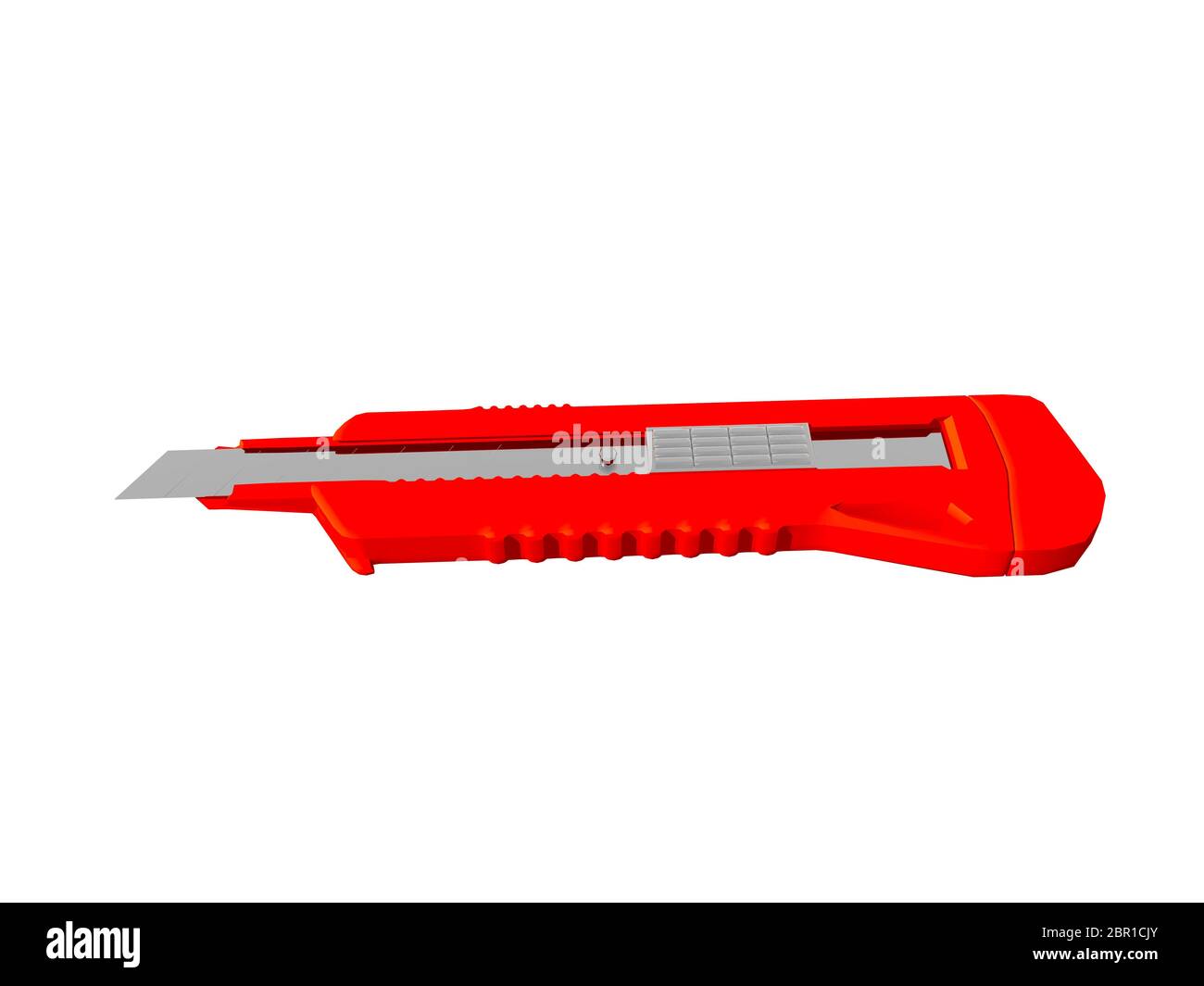 red carpet knife with blade Stock Photo