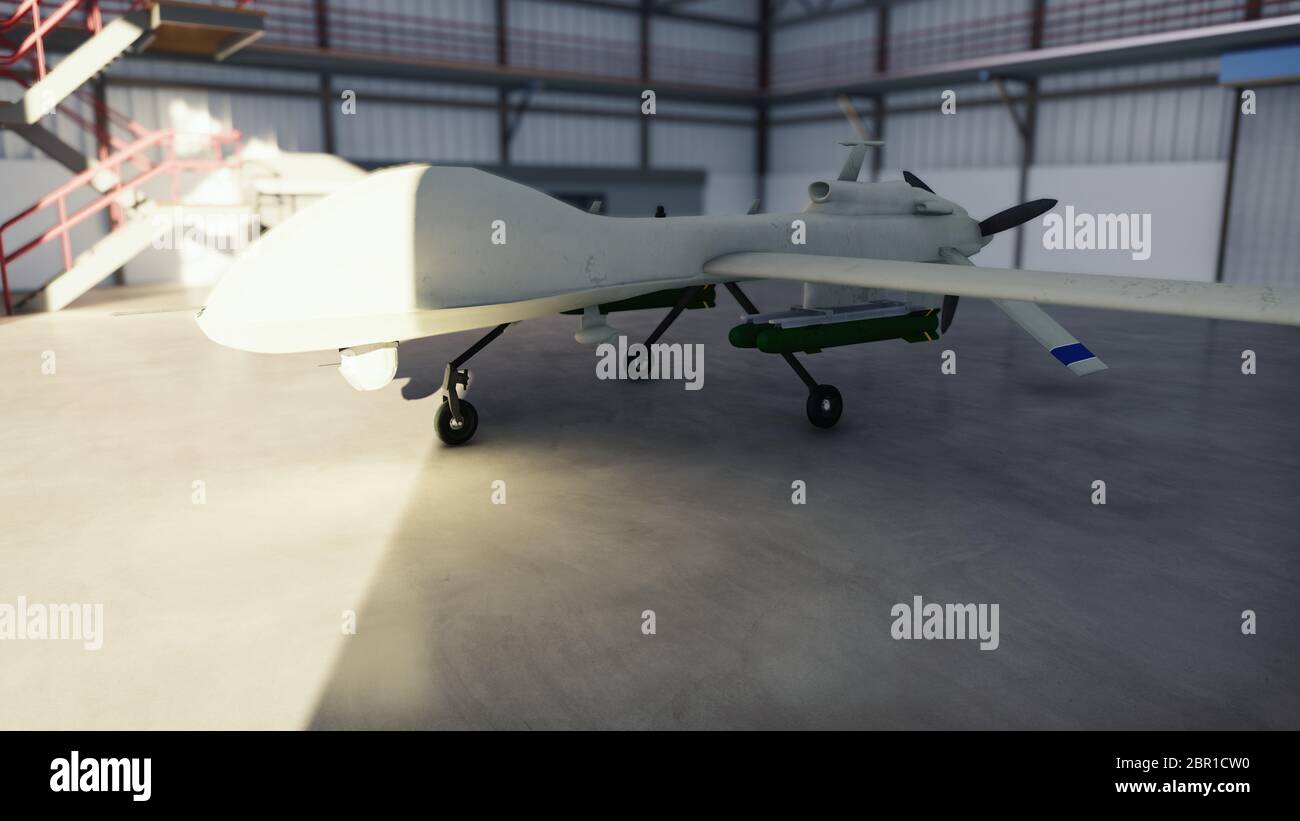 Airplane stands in hangar hi-res stock photography and images - Alamy