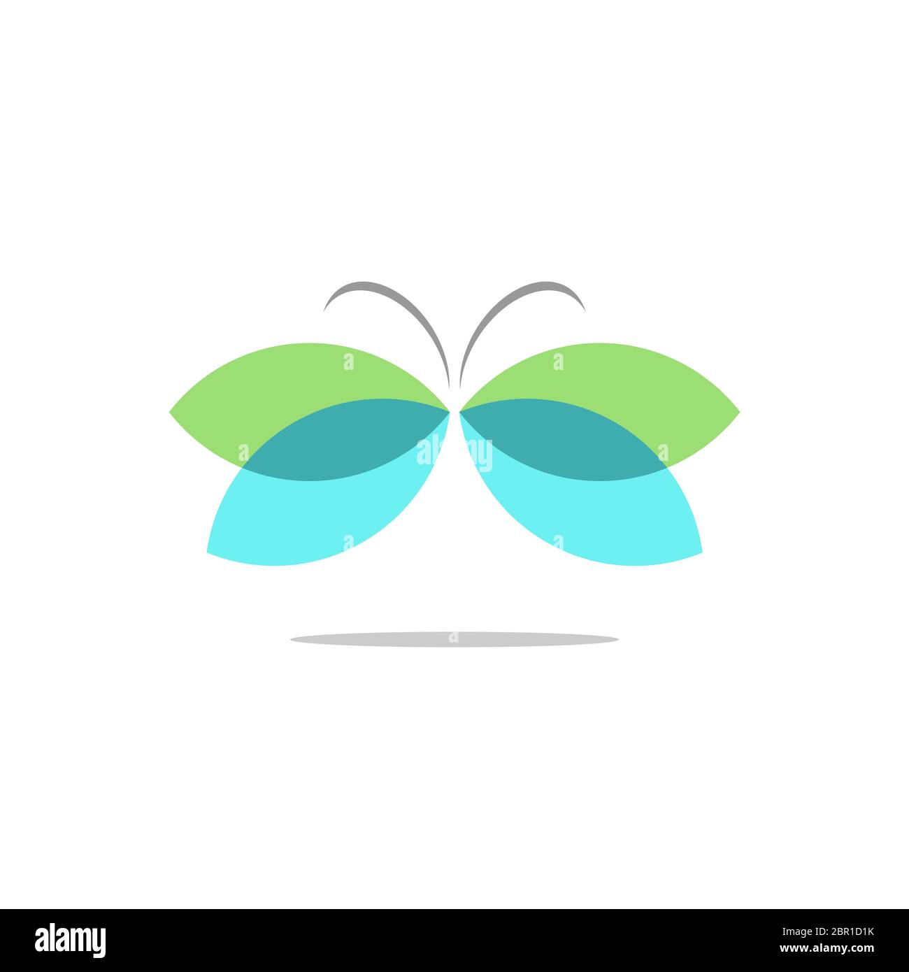 Green Butterfly Leaf Logo Template Illustration Design. Vector EPS 10 ...