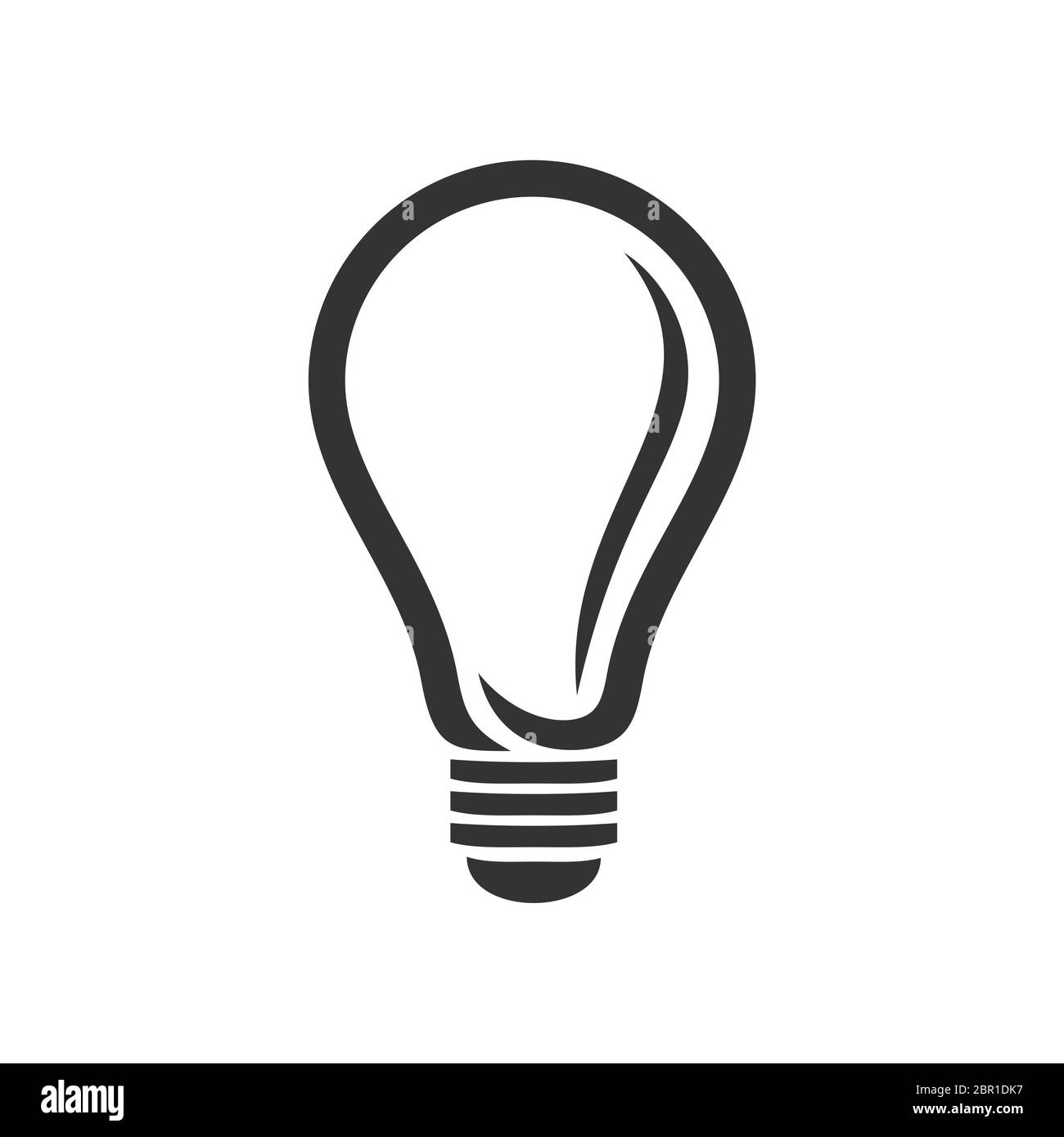 Light Bulb Lamp Logo Template Illustration Design. Vector EPS 10 Stock  Photo - Alamy