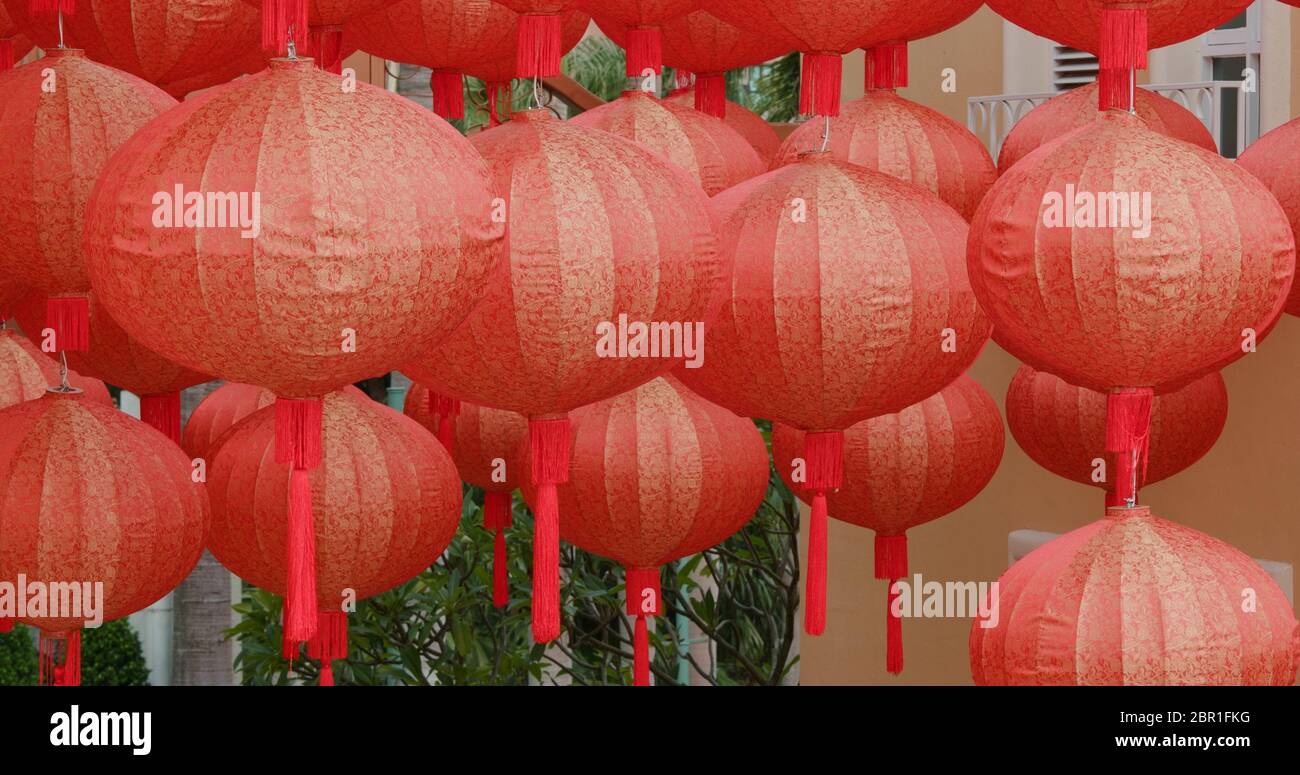 Traditional Chinese lantern for mid autumn festival Stock Photo - Alamy