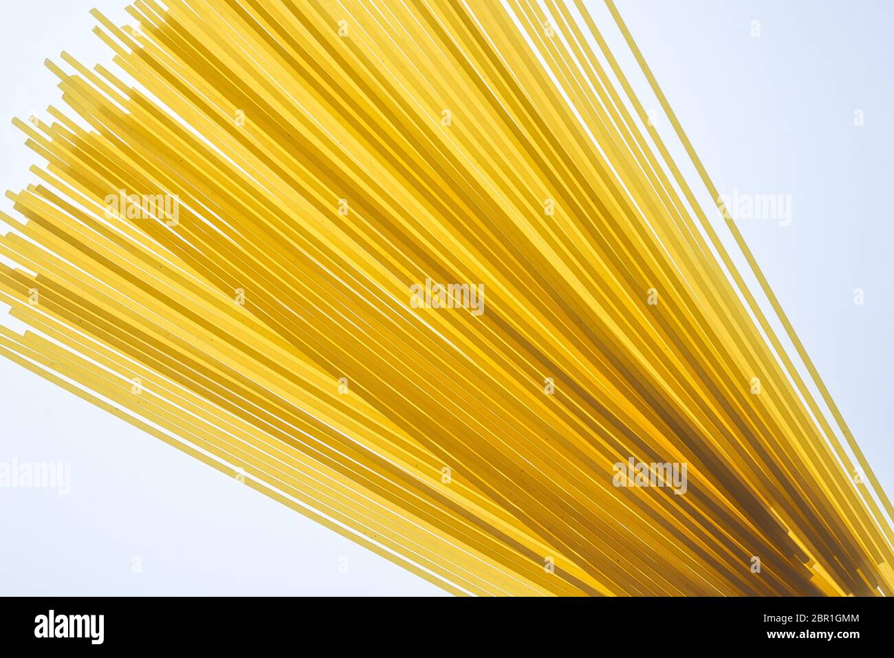 Raw spaghetti pasta Stock Photo