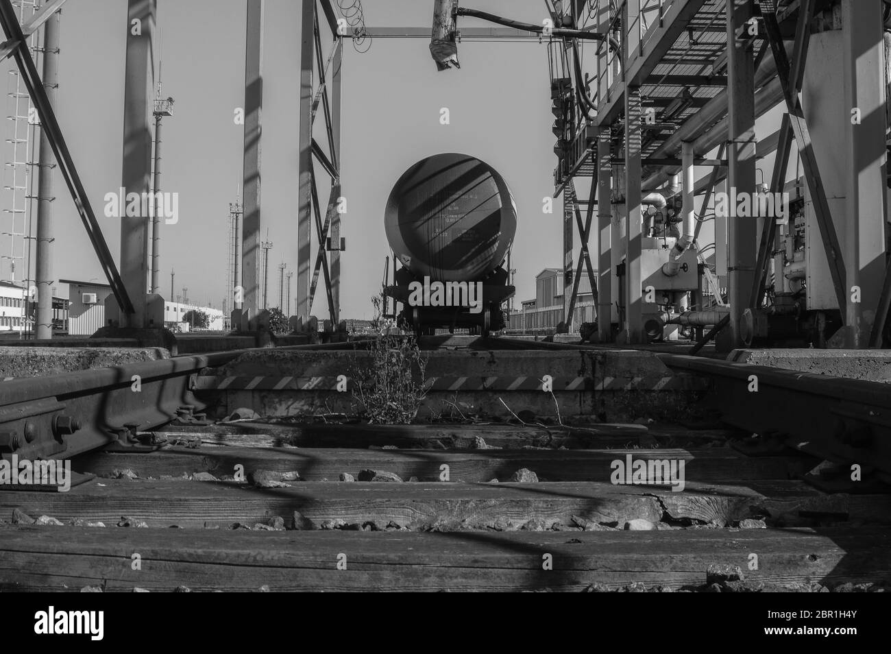 Close up industrial view,A equipment of oil refining,Oil and gas