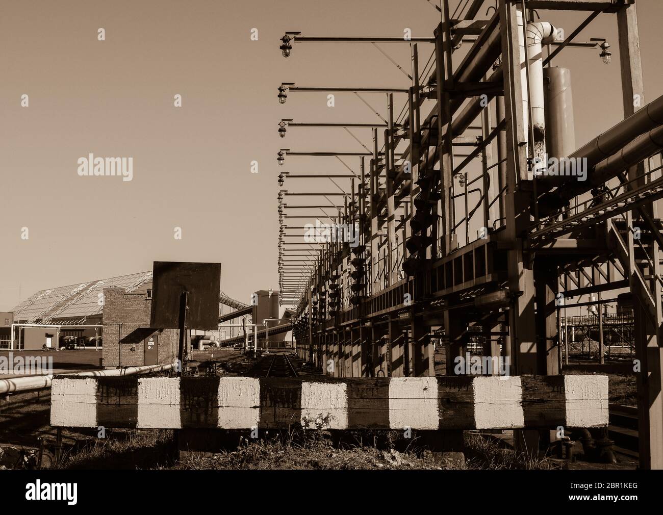 Close up industrial view,A equipment of oil refining,Oil and gas