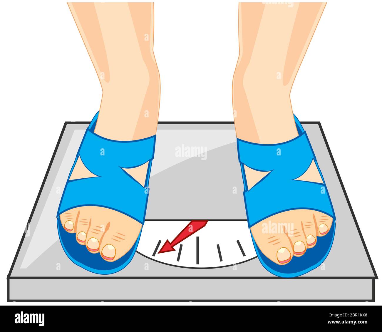 Vector illustration of the legs of the person and instrument for
