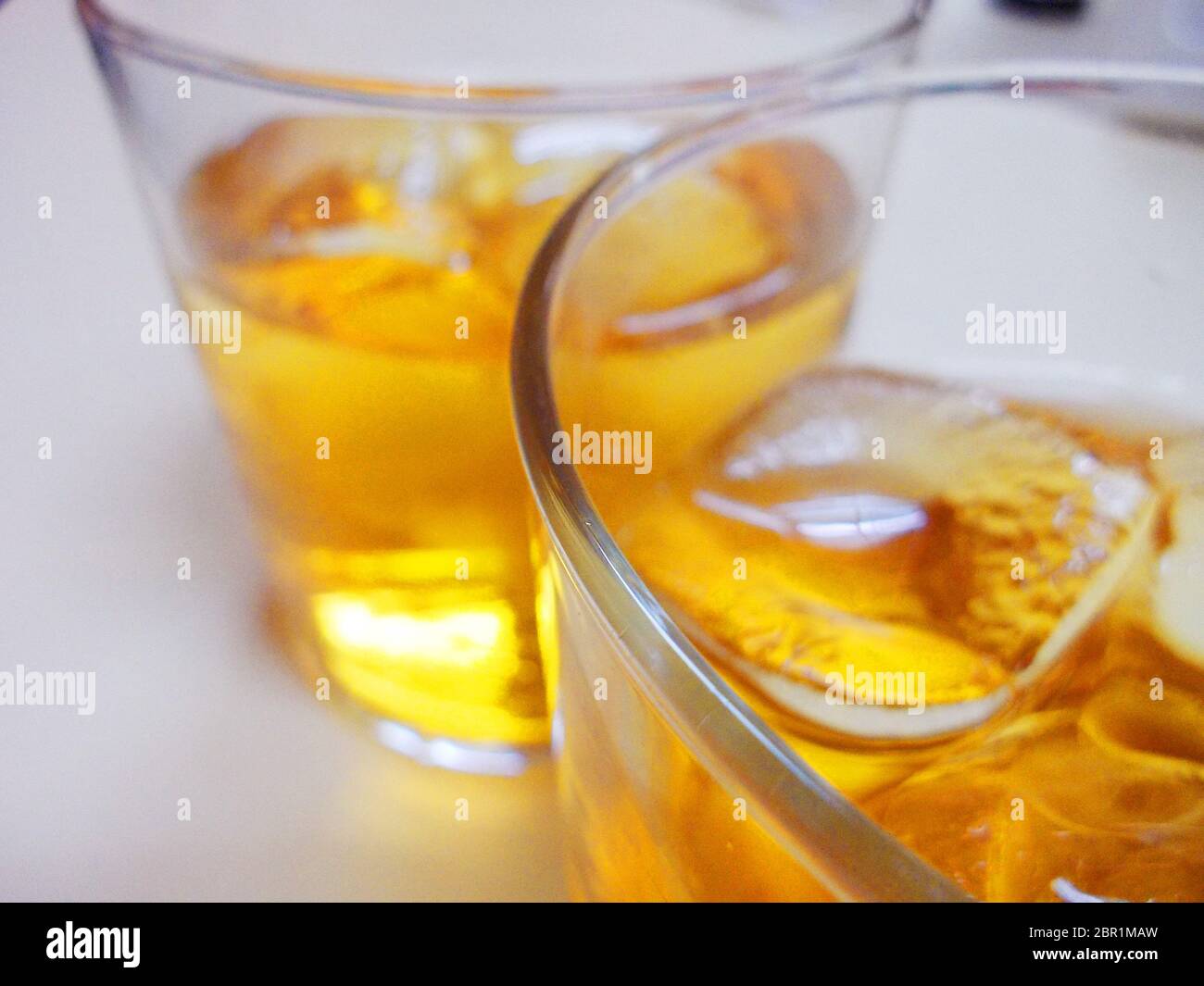 Soft drink. Close view. Stock Photo