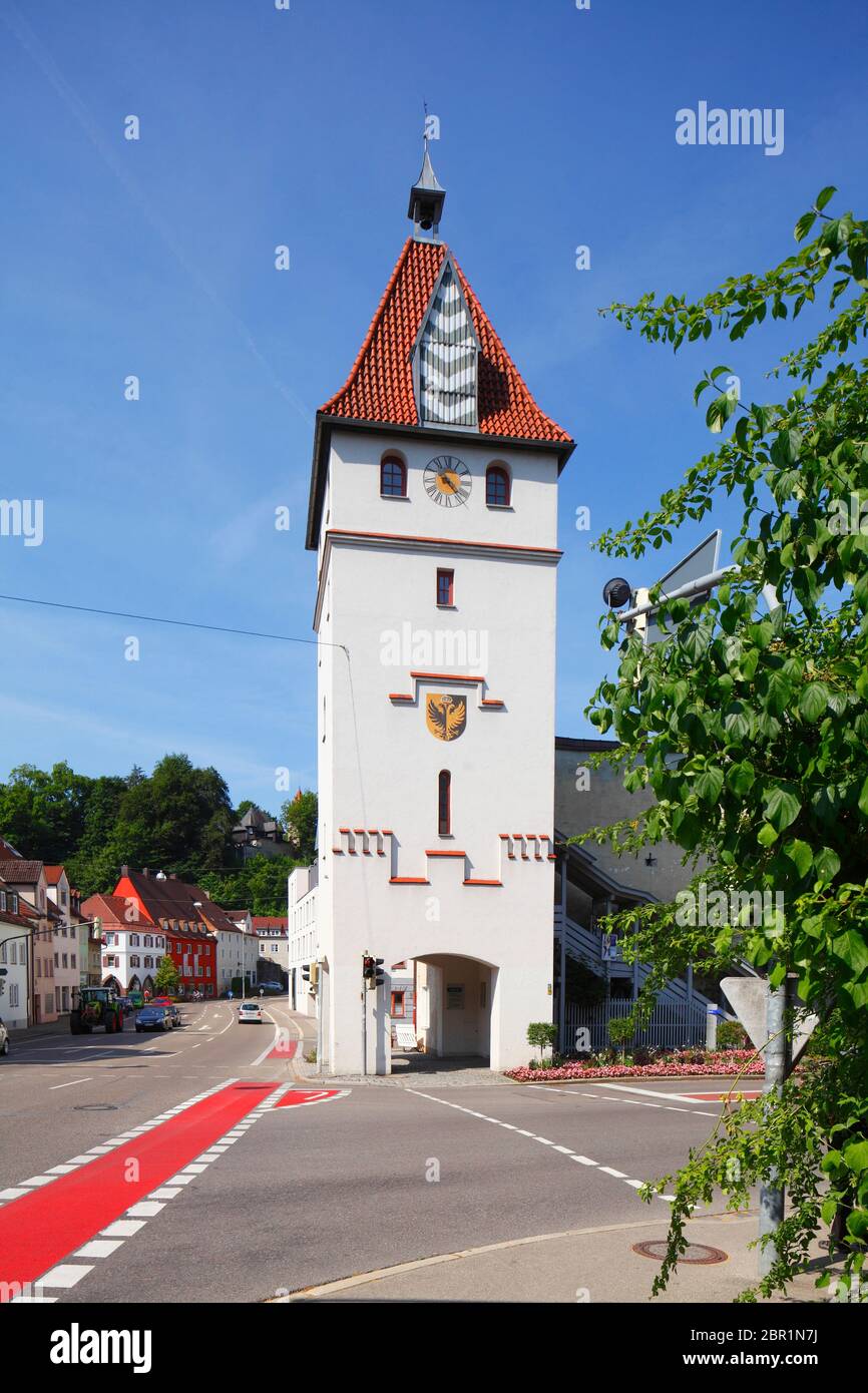 Illertor, Kempten, Allgäu, Upper Swabia, Bavaria, Germany, Europe Stock Photo