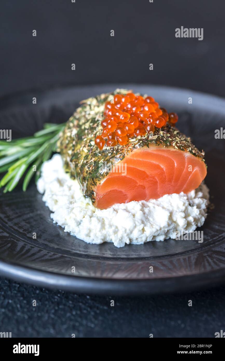 Red fish salmon ricotta hi-res stock photography and images - Alamy