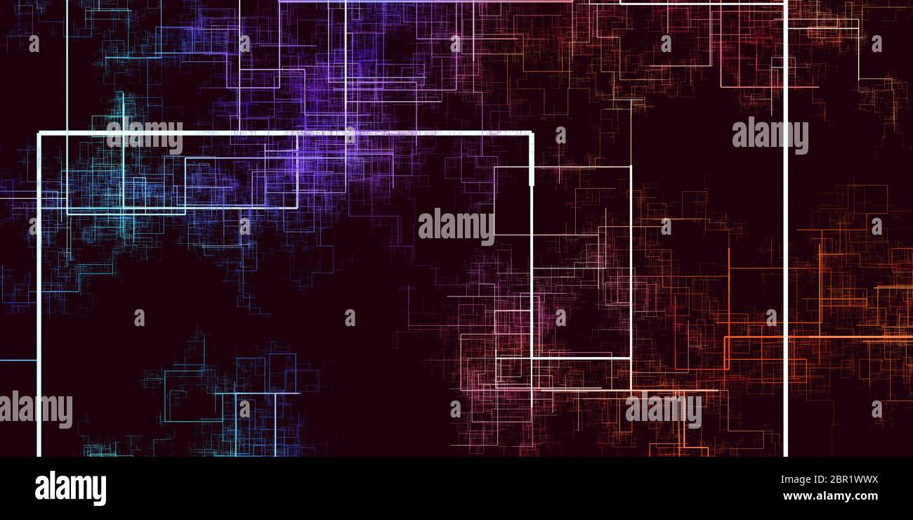 Internet of Things Disruptive Technologies Abstract Background Stock Photo