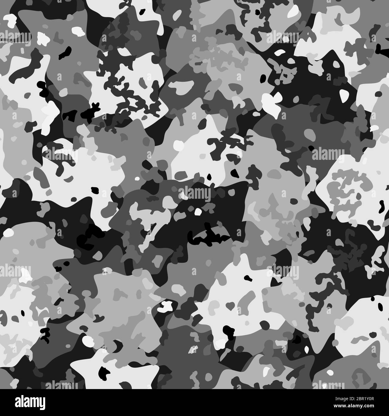 Camouflage seamless pattern background. Classic clothing masking