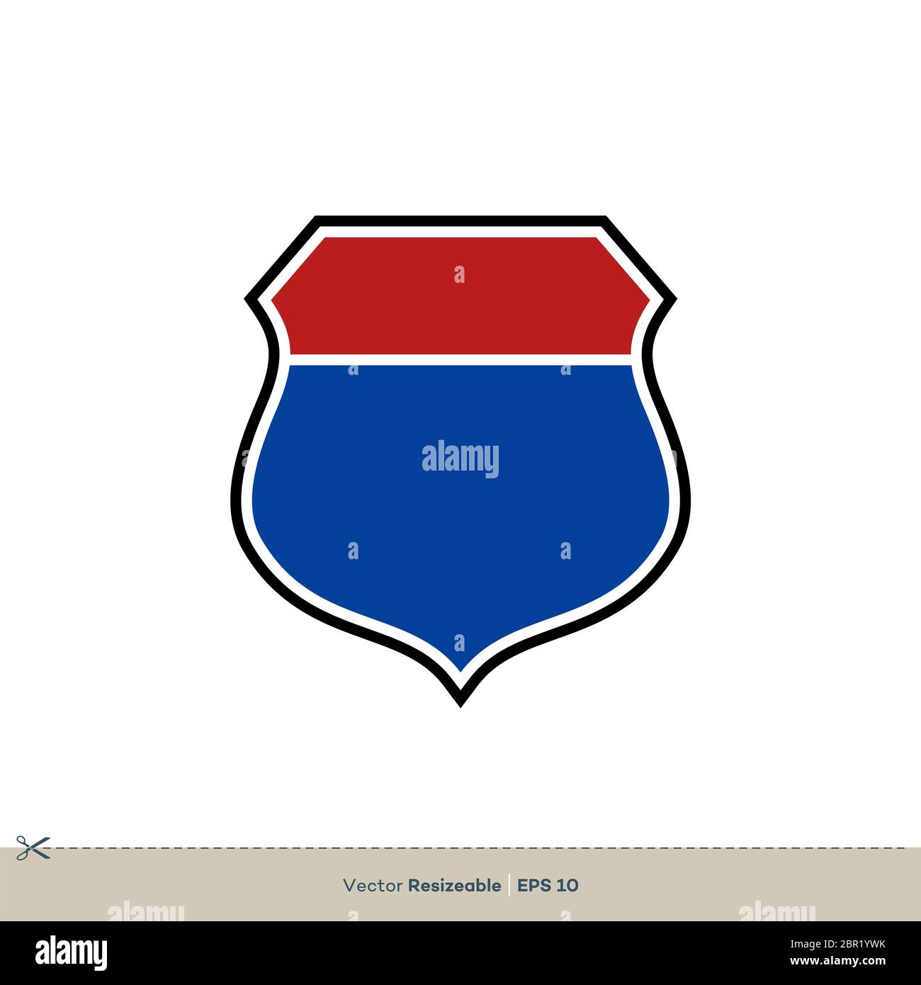 Shield Icon Vector Logo Template Illustration Design Stock Photo - Alamy