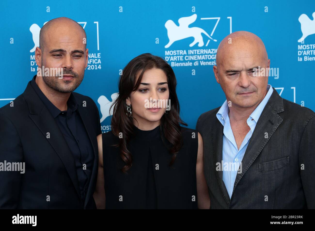 VENICE, ITALY - SEPTEMBER 05: Marco D'Amore, Simona Tabasco and Luca  Zingaretti attends 'Perez' photocall during the 71st Venice Film Festival  Stock Photo - Alamy