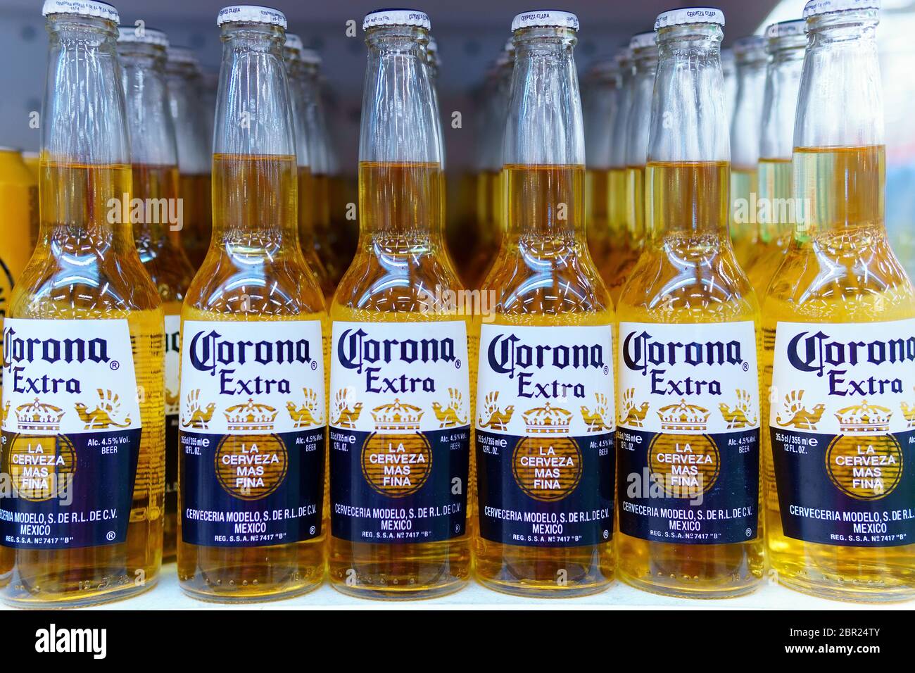 Tyumen, Russiamay 17, 2020 Corona Extra, one of the bestselling