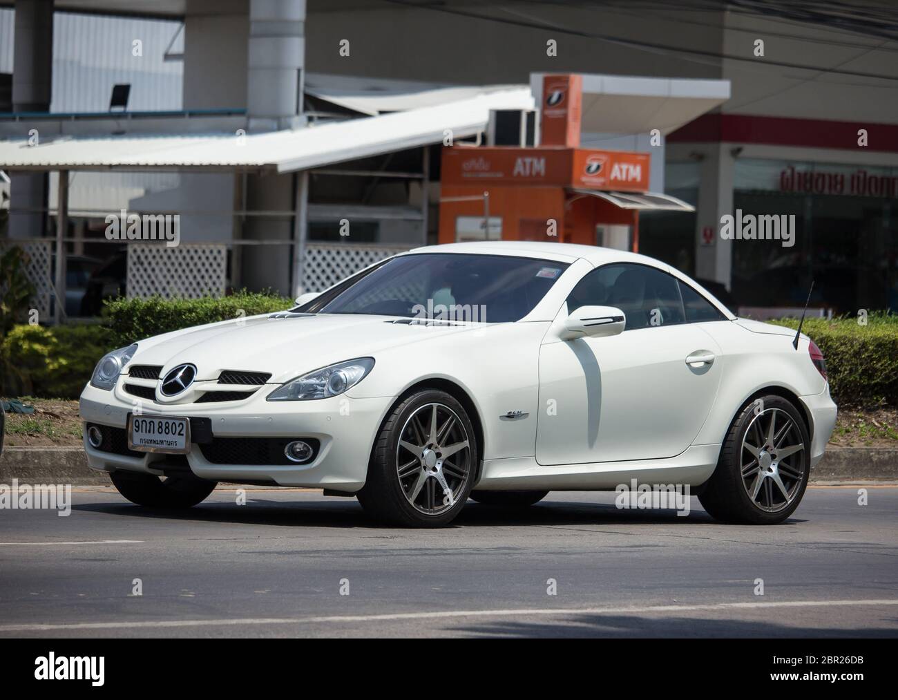Chiangmai Thailand May 1 2020 Mercedes Benz Slk 200 Sport Amg Photo At Radial Road No 1001 North Of Chiangmai City Stock Photo Alamy