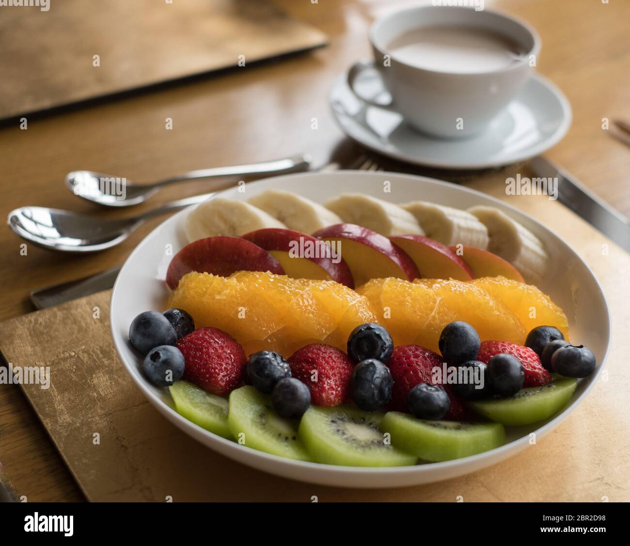 Breakfast fruit salad Stock Photo Alamy