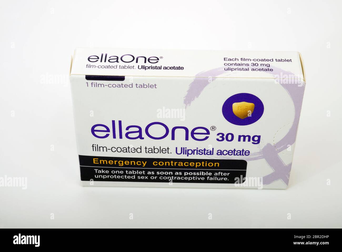 Ella One emergency contraception Stock Photo