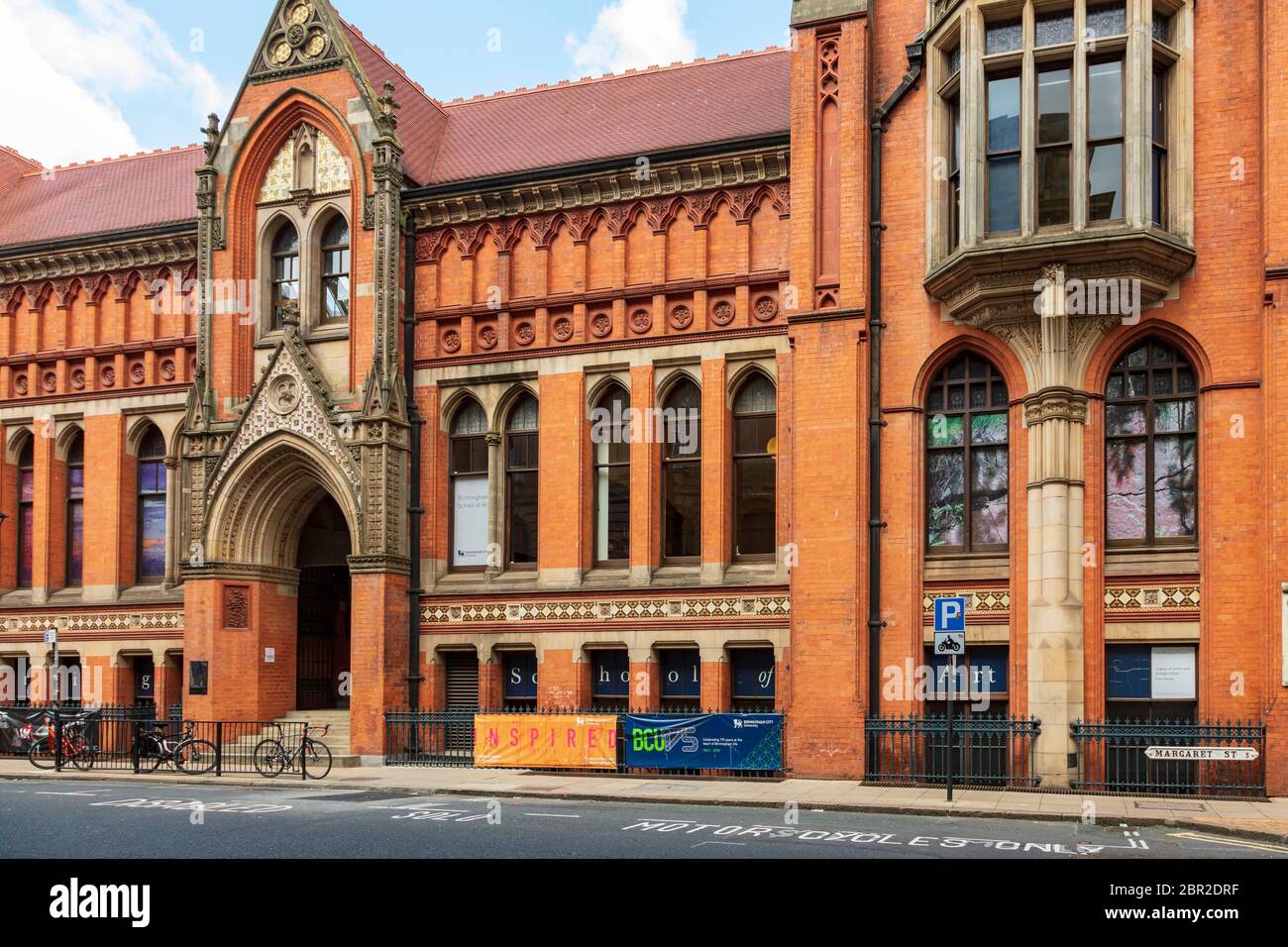 Birmingham School of Art, Margaret Street, Birmingham, UK Stock Photo