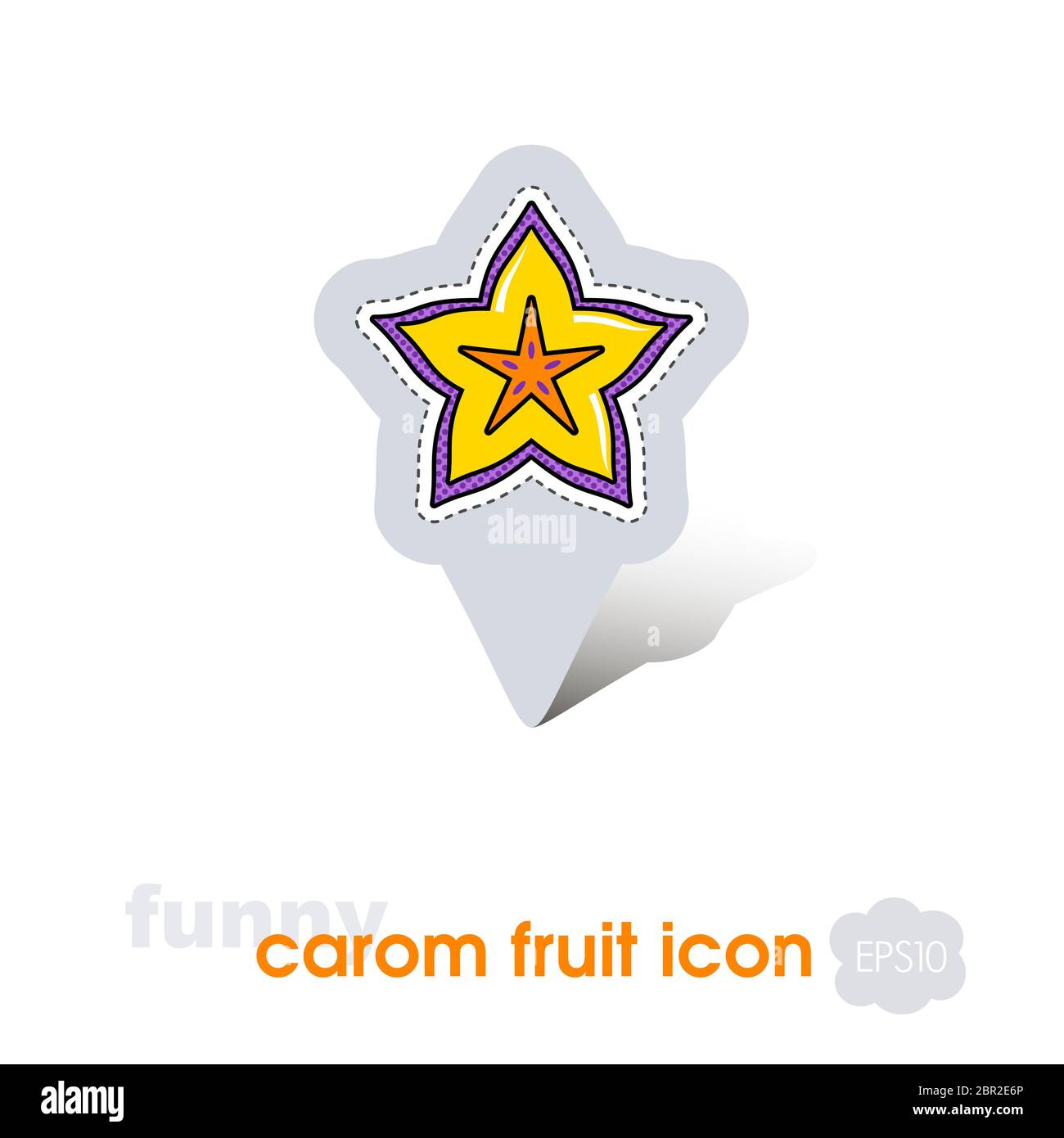 Starfruit carambola vector hi-res stock photography and images - Alamy