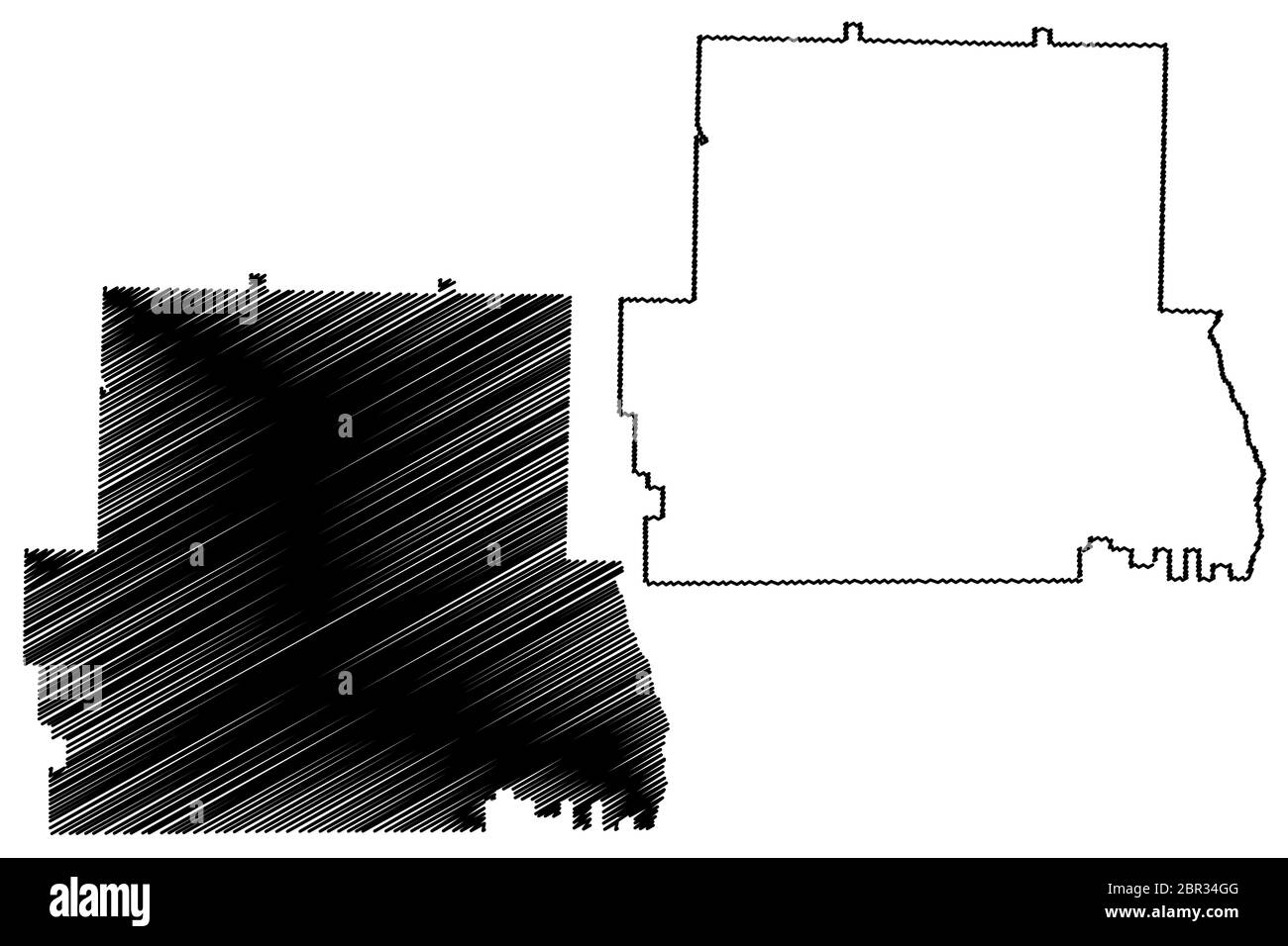 Cuthbert map Stock Vector Images Alamy