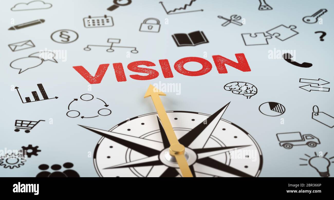 Business strategy planning compass hi-res stock photography and images ...