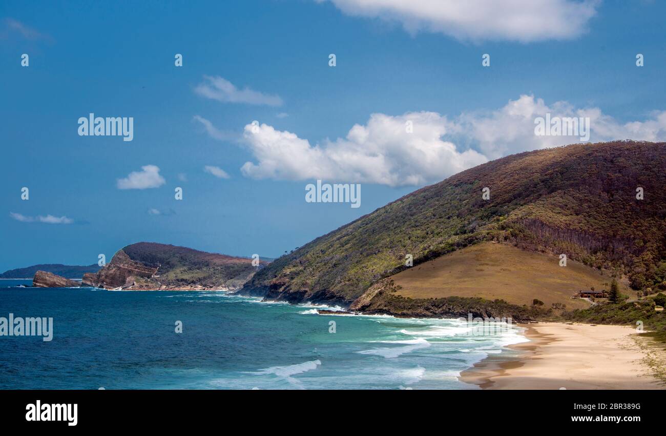 Blueys Beach Pacific Palms NSW Australia Stock Photo Alamy