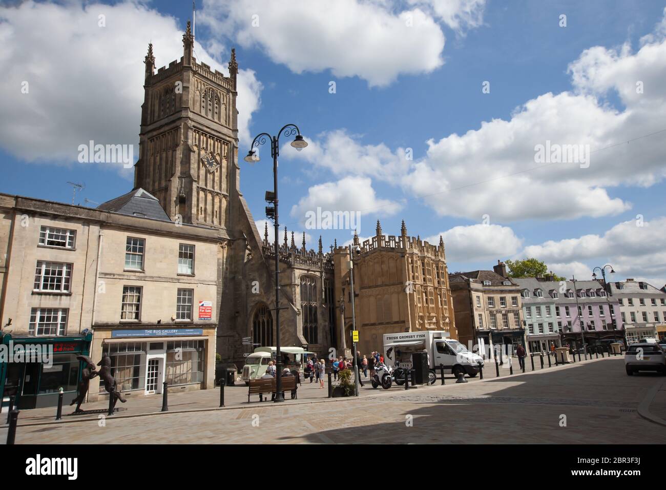 Views of Cirencester town centre in Gloucestershire, UK Stock Photo