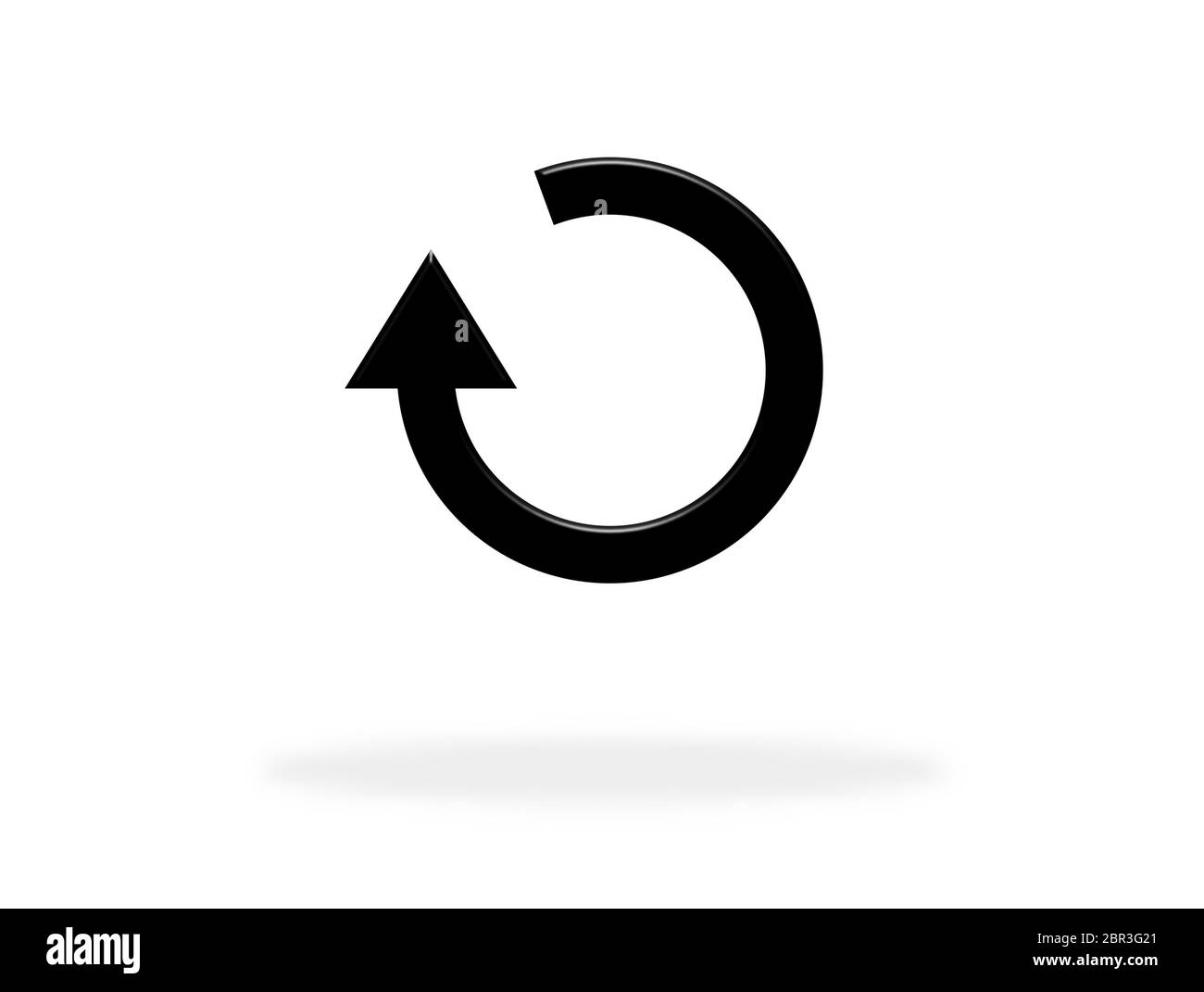 Black Update icon - Symbol for New Version or Refresh Stock Photo - Alamy