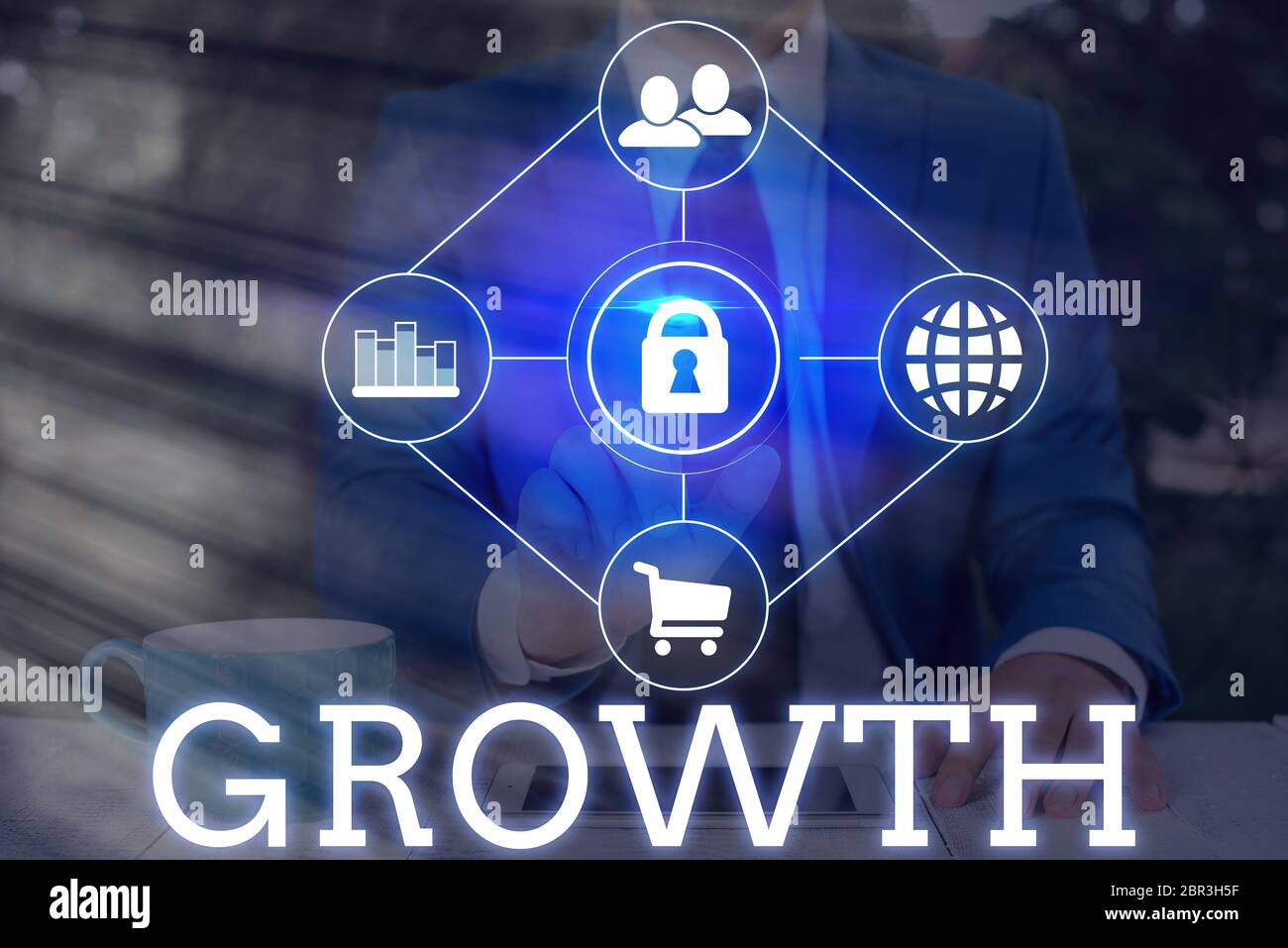 Word writing text Growth. Business photo showcasing process of ...
