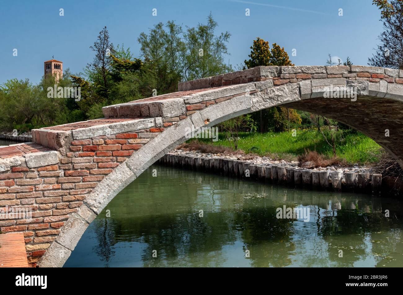 Ponte del Diavolo (Devil’s Bridge) in Torcello, Venice, Italy Stock ...