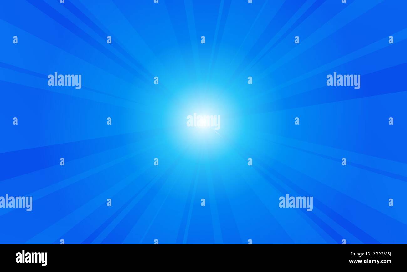 blue rays sunburst background vector Stock Vector