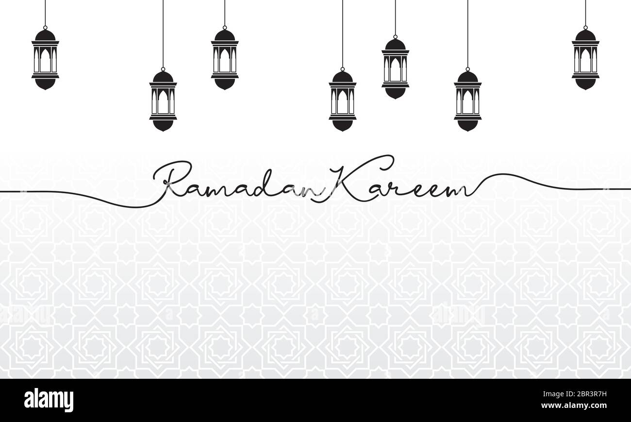 islamic greeting card ramadan kareem design template Stock Vector Image ...